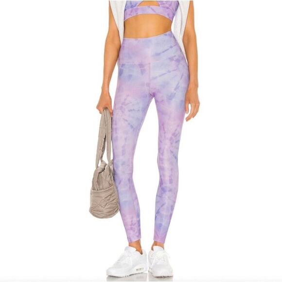 Beach Riot Ayla Purple Tie Dye Leggings XL - Picture 1 of 8